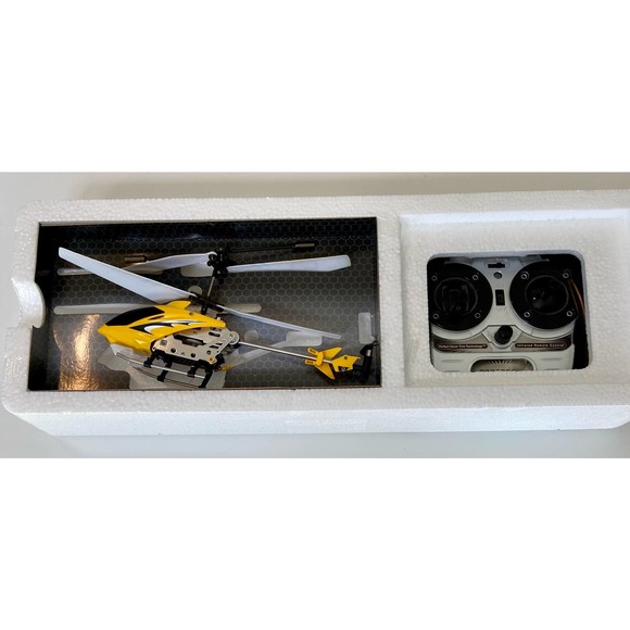 2 S107g Mini Metal Remote Control Helicopter yellow and blue - Picture 6 of 7